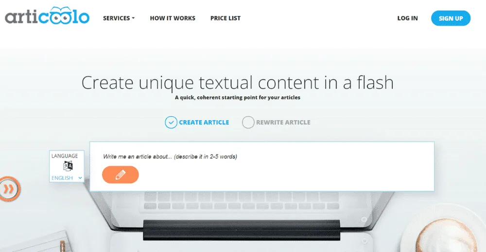 Homepage Articoolo