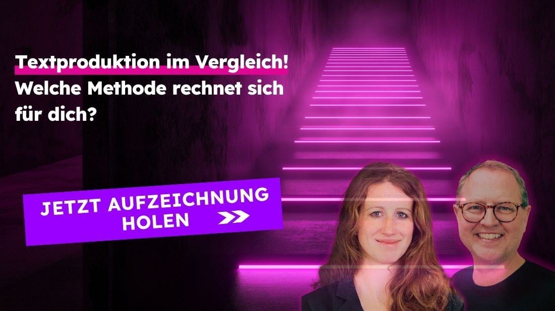 Textproduktion im Vergleich