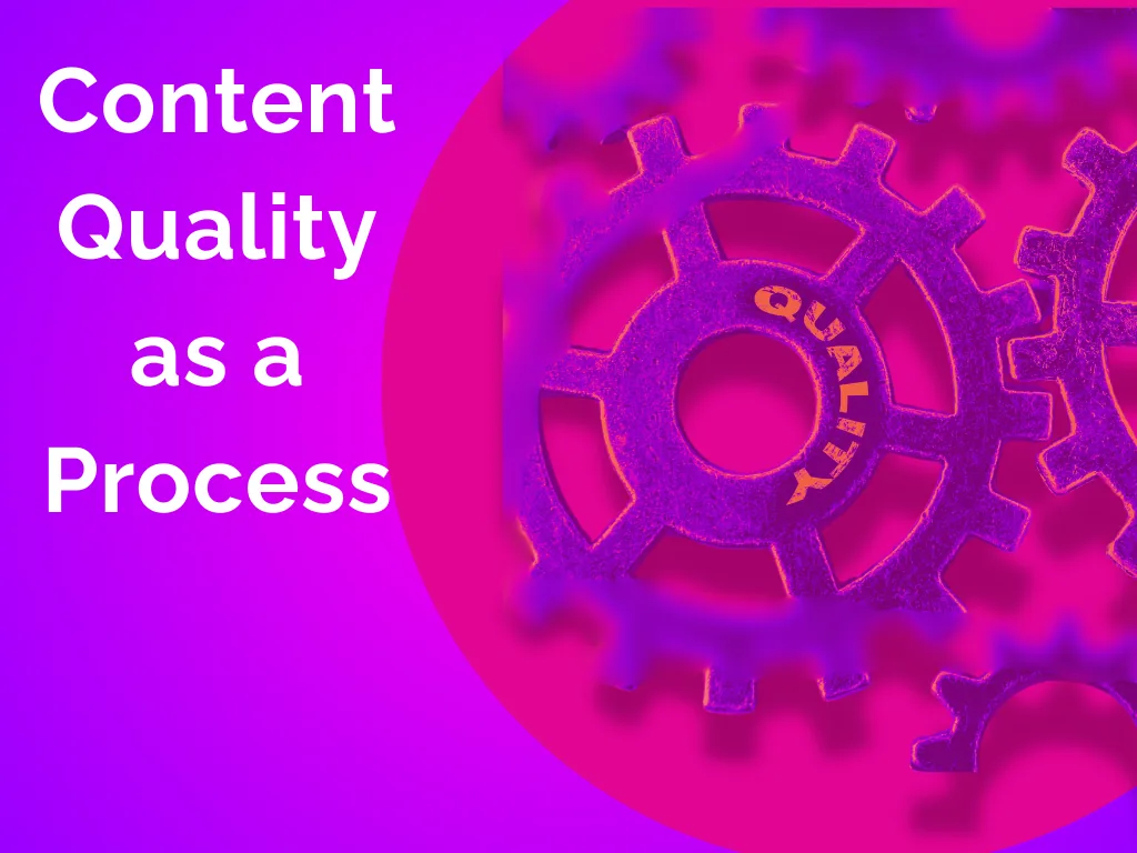 Quality Copy Quality as a process: How to create good product content | axite Blog
