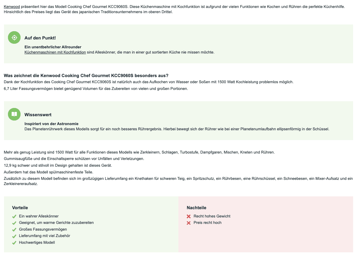 automatisiert erstellte Produktbeschreibung von billiger.de automatisiert erstellte Produktbeschreibung von billiger.de